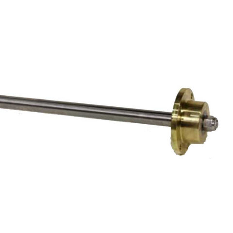 1-1/8" X 5" Inboard Shaft System With Inverted Hurth Steel Coupler Dual Taper 55.750 Assembled Length