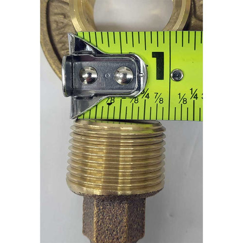Drain Plug 3/4 Inch NPT Complete Assembly T-Handle And Drain Plug Bronze Garboard