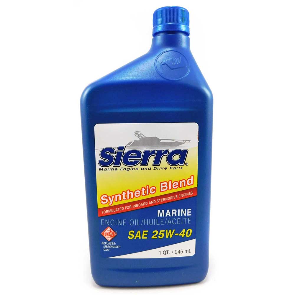Oil - Engine - Marine Engine Oil 25W-40 One Quart