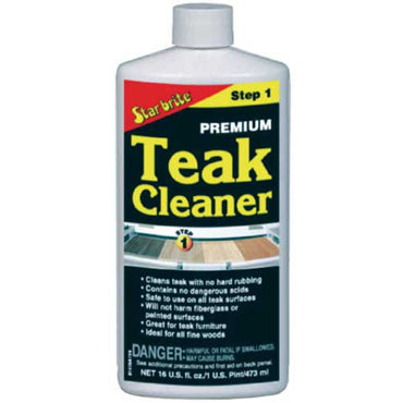 The ultimate teak cleaner from Star Brite that is the finest cleaner for marine teak!