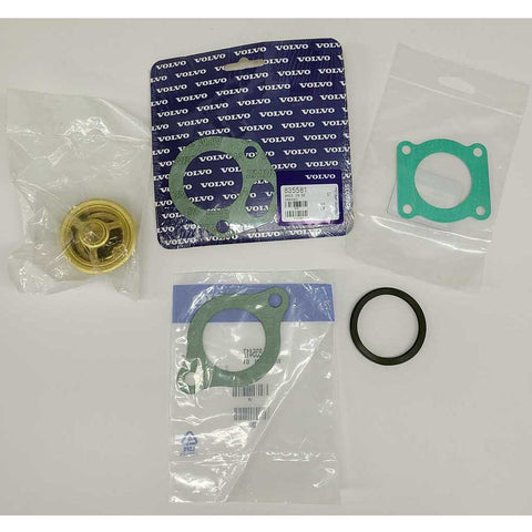 Thermostat Kit 145 Degree Volvo Raw Water Cooled OEM Volvo Penta 876305