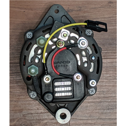Alternator 55 Amp Internal Regulator Yellow Lead PCM And Indmar 3/8" V-Belt Pulley