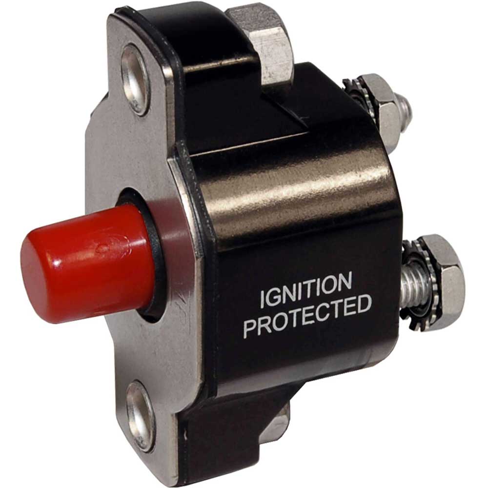 CIRCUIT BREAKER 50 AMP BLUE SEA SYSTEMS PUSH BUTTON REPLACES 805011