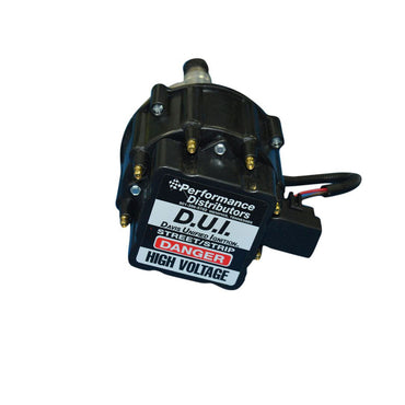Distributor DUI Performance Ford 351 Right Hand Reverse Rotation Black Color - DUI-M35820RRBK