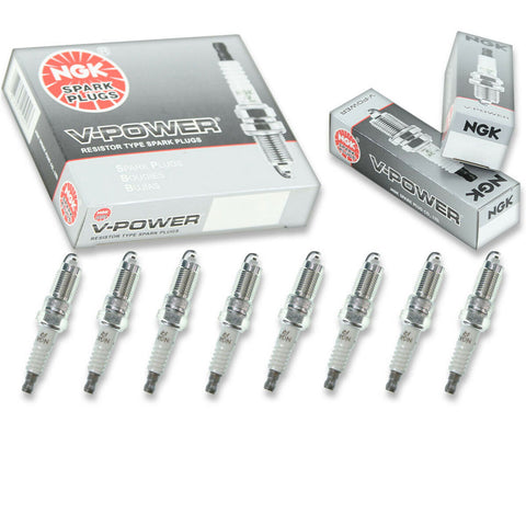 Spark Plug Set Ford 351 HO - GT-40 NGK-7060 Set Of 8 Plugs Replaces PCM RP030007
