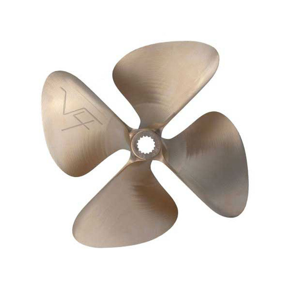 # 1897 OJ WAKEPRO-V3 - 4 BLADE PROPELLER SPLINED LEFT HAND 15.00 X 12.00 CUP .120 NEW V-4 SERIES