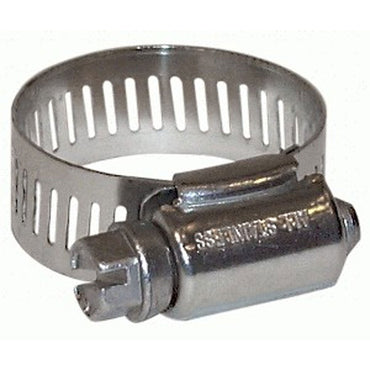 Hose Clamp Stainless Steel #12 For 1/2" I.D. Up To 3/4" I.D. Hose