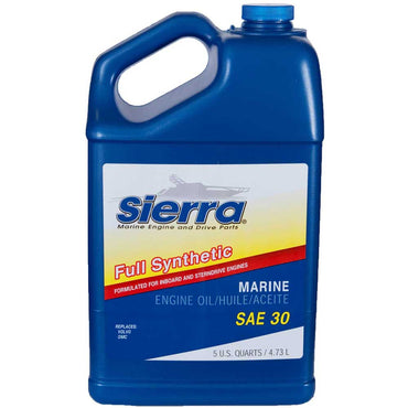 Full Synthetic SAE 30 4-Stroke Oil 5 Qt. SIERRA™ 18-9410-4