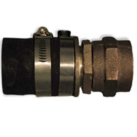 Stuffing Box 1" Shaft and 1-3/4" I.D. Hose and 2 Stainless Steel Hose Clamps