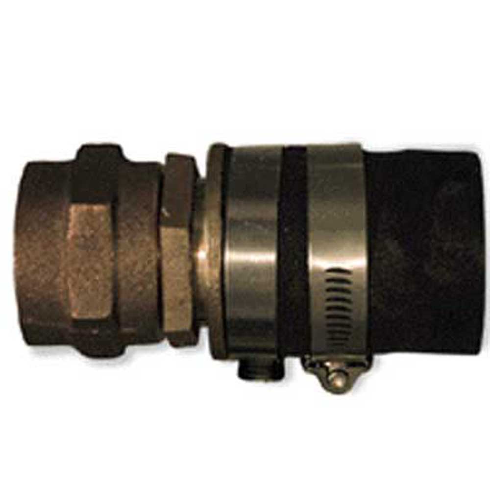 Stuffing Box 1-1/8" Shaft and 1-3/4" I.D. Hose and 2 Stainless Steel Hose Clamps