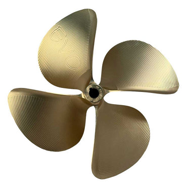 # 3771 OJ Evolution 4 Blade Propeller 1-1/4" Bore Left Hand 17.00 X 14.00 Keyed .140 Cup