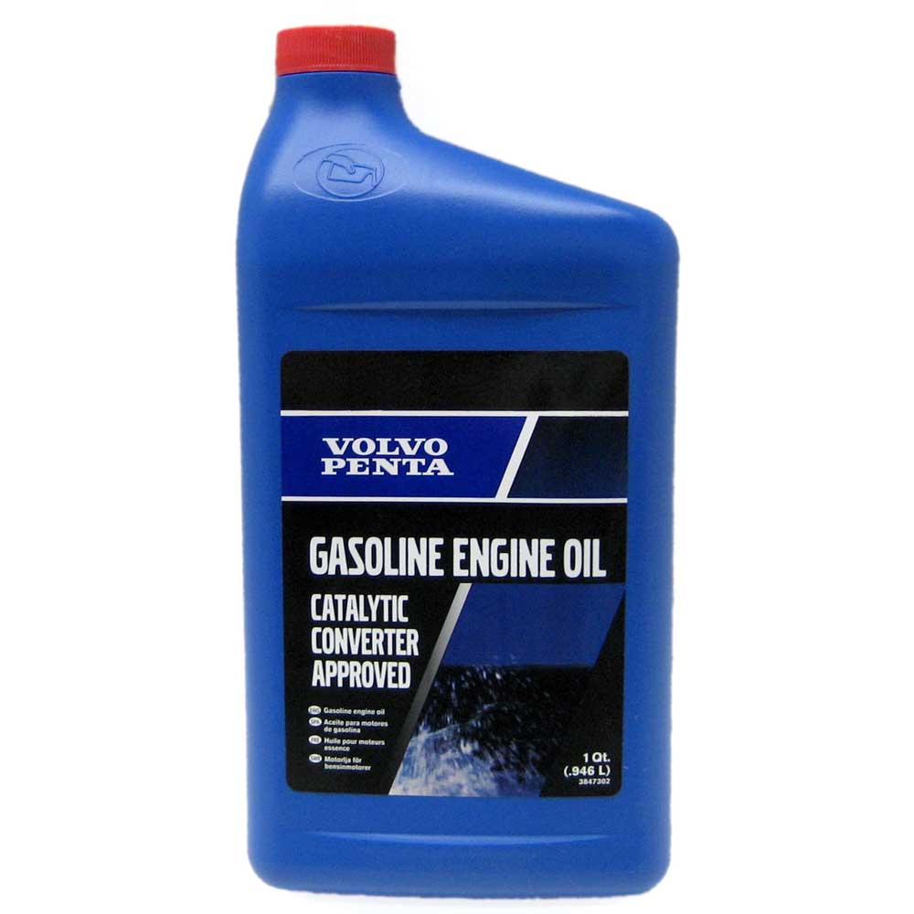 1 Quart 10W 30 Full Synthetic Gasoline Engine Oil Volvo Penta 3847302