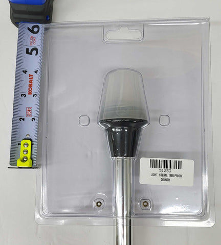 Stern Light Pole for Correct Craft Boats 1985 and Prior Using Base # 5306076 | 36 Inch Pole