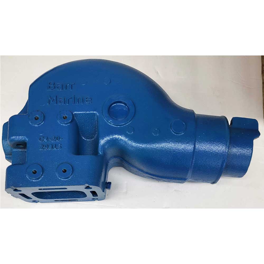 Pipe Riser 4 Inch Exhaust Riser 4 Inch Crusader High Profile Barr Marine CR-20-29015