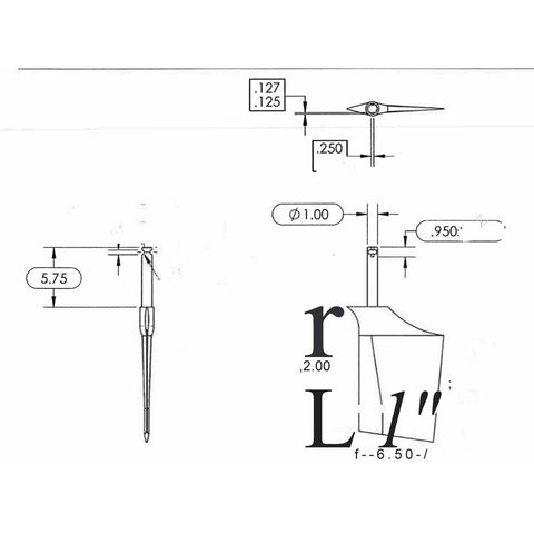 Rudder Assembly RPTH400-SB-F