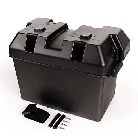Battery Box With Strap And Mounting Hardware 27 - 30 - 31 Series Camco Box 55372