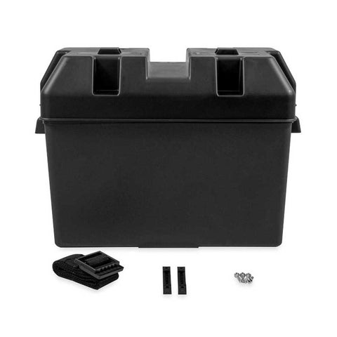 Battery Box With Strap And Mounting Hardware 27 - 30 - 31 Series Camco Box 55372