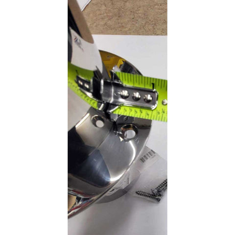 4 Inch Angle Cut Transom Exit Exhaust Tips Set of 2 With Flapper Corsa Performance 11000