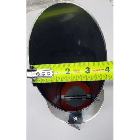 4 Inch Angle Cut Transom Exit Exhaust Tips Set of 2 With Flapper Corsa Performance 11000