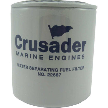 Spin-On Water separating Fuel Filter OEM Crusader 22687