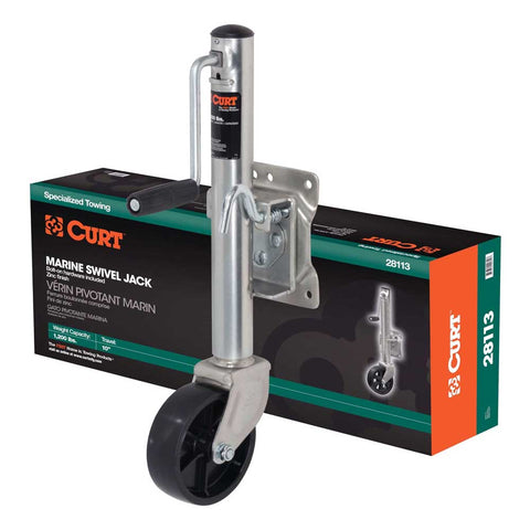 Marine Jack with 6 inch Wheel Curt 28113