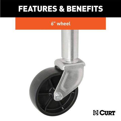 Marine Jack with 6 inch Wheel Curt 28113