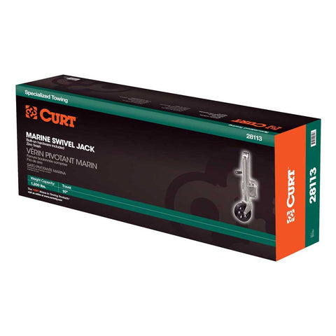Marine Jack with 6 inch Wheel Curt 28113
