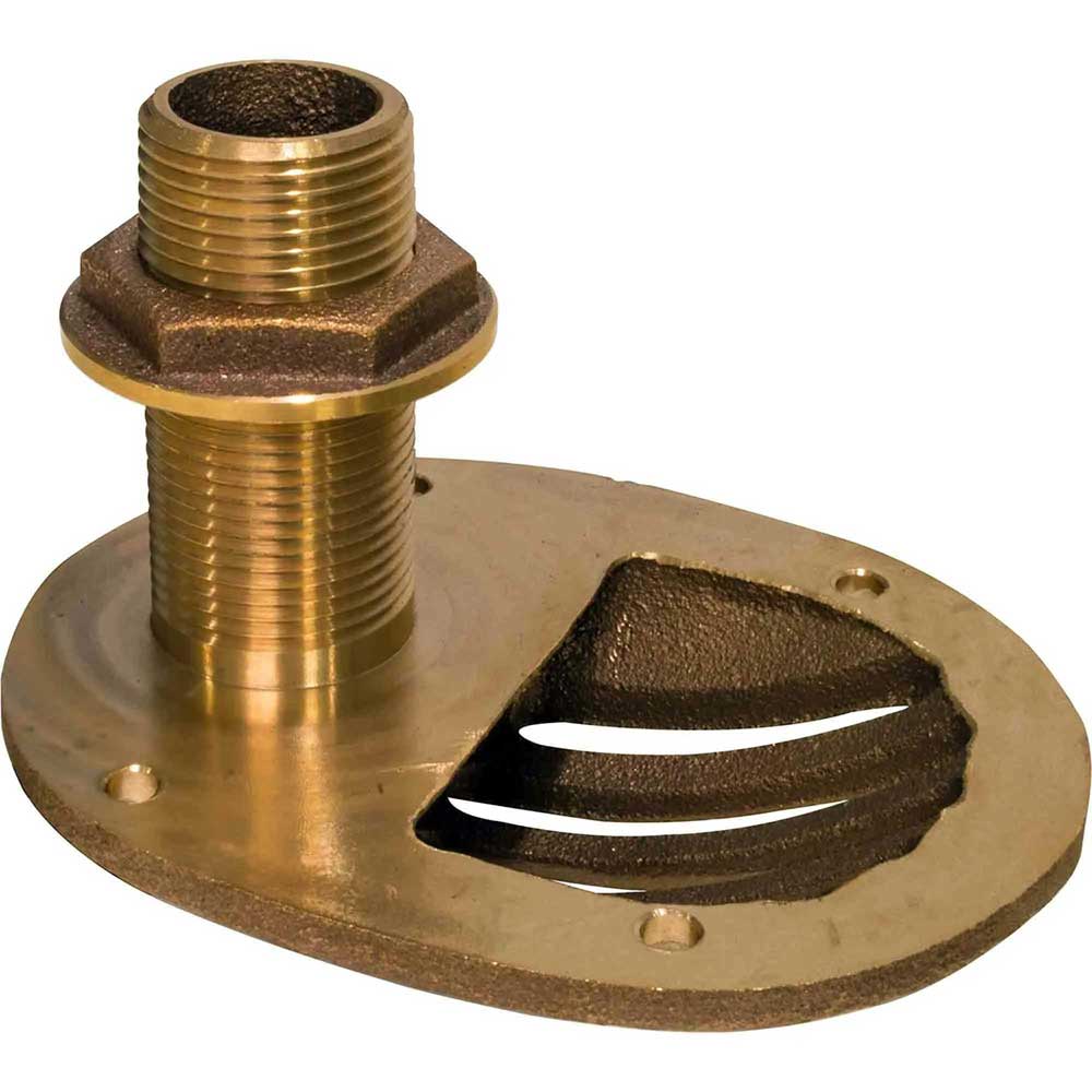 Scoop Thru Hull Strainer With Nut 1 Inch GROCO-STH-1000-W