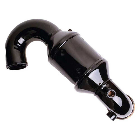 Riser Elbow With CAT Starboard Side 6.2L Ford Raptor Bank-1  Raised 1" Black OEM Indmar 585928-B