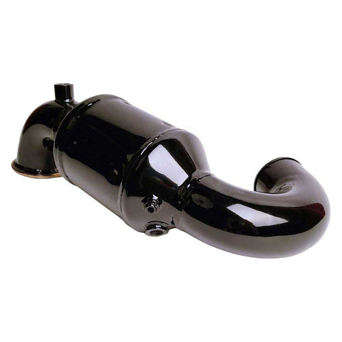 Riser Elbow With CAT Starboard Side 6.2L Ford Raptor Bank-1  Raised 1" Black OEM Indmar 585928-B