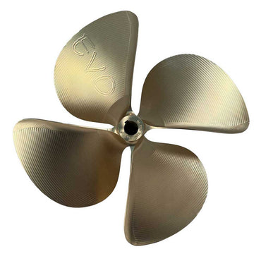 # 3933 OJ Evolution 4 Blade Propeller 1-1/8" Bore Left Hand 15.00 X 13.00 Keyed .140 Cup