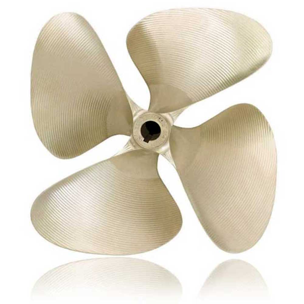 # 448 OJ SKIPRO 4 Blade Propeller 1-1/8" Bore Left Hand 13.70 X 17.00 Keyed .110 Cup