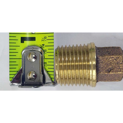 Drain Plug 1/2 Inch NPT T-Handle Bronze Garboard