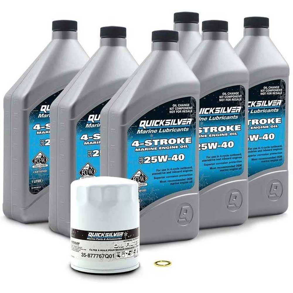 Oil Change Kit - 150-200 L4 Verado Model Quicksilver 8M0169542