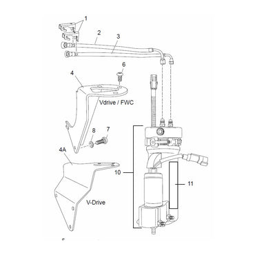 Fuel Return Line Assembly Crusader 8.1L PCM OEM RA085091