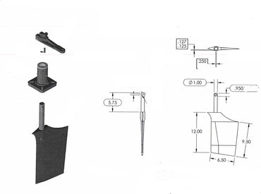 Rudder Assembly RPTH400-SB-P
