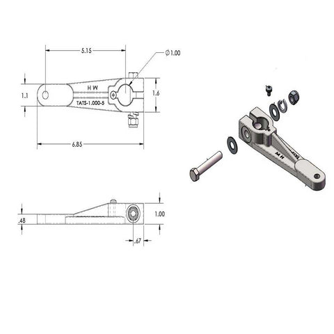 Rudder Assembly RPTH400-SB-P