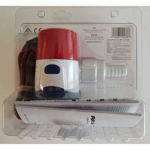Automatic Or Manual Bilge Pump- Rule 500 GPH RUL-25SA
