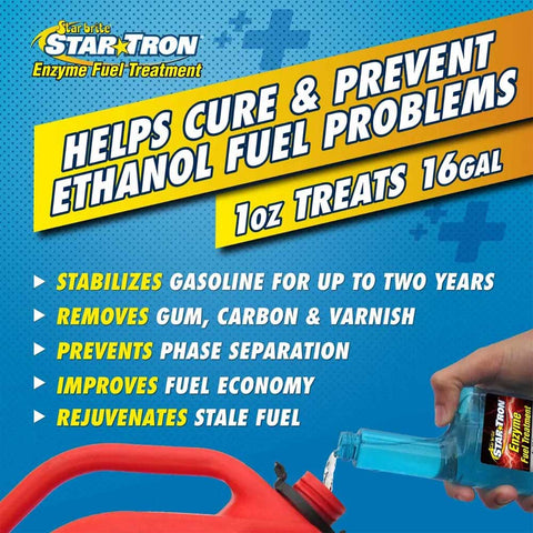 Star Tron Enzyme Gasoline Fuel Treatment - 16 Ounces Star Brite STAR-093016