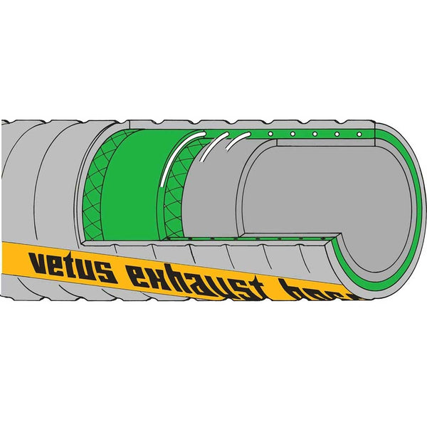 1-3/4 Inch Flexible Exhaust Hose Sold Per Foot VETUS-SLANG45