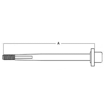 1-1/8" X 5" A.R.E. Inboard Shaft System Splined Inverted Coupler Hurth Dual Taper