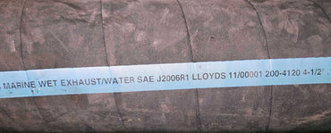 Hose Exhaust Water Hose Softwall No Wire 4-1/2 Inch I.D. Shield's 16-200-4124