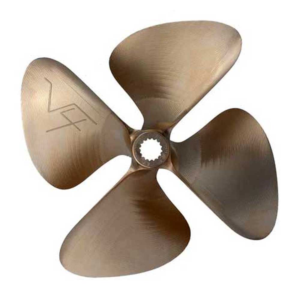 #1909 - OJ SKIPRO 4 Blade 13.9" x 14.25" LH 1 1/8" Propeller