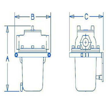 Sea Strainer Complete Assembly Marine Hardware 2.50 Inch NPT
