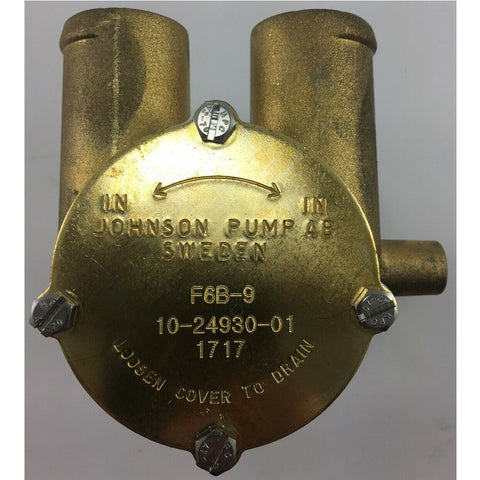 Raw Water Pump Indmar Crankshaft Driven 7 Hole Flange F6 Extra Flow Crankshaft Pump Johnson Pump 10-24946-01  OEM# 68-5001