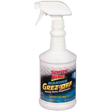 SPRAY NINE MARINE GREZ-OFF 32 OUNCE SPRAY BOTTLE