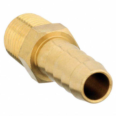 FITTING STRAIGHT FITTING 1/4" NPT X 3/8" FUEL BARB FUEL FILTERS OR FUEL PUMPS