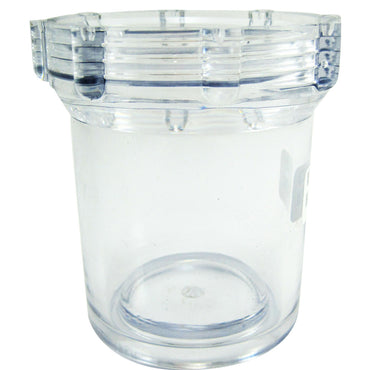 Sea Strainer Bowl Clear Replacement Sherwood Strainer Fits 1 Inch, 1-1/4 Inch & 1-1/2 Inch NPT