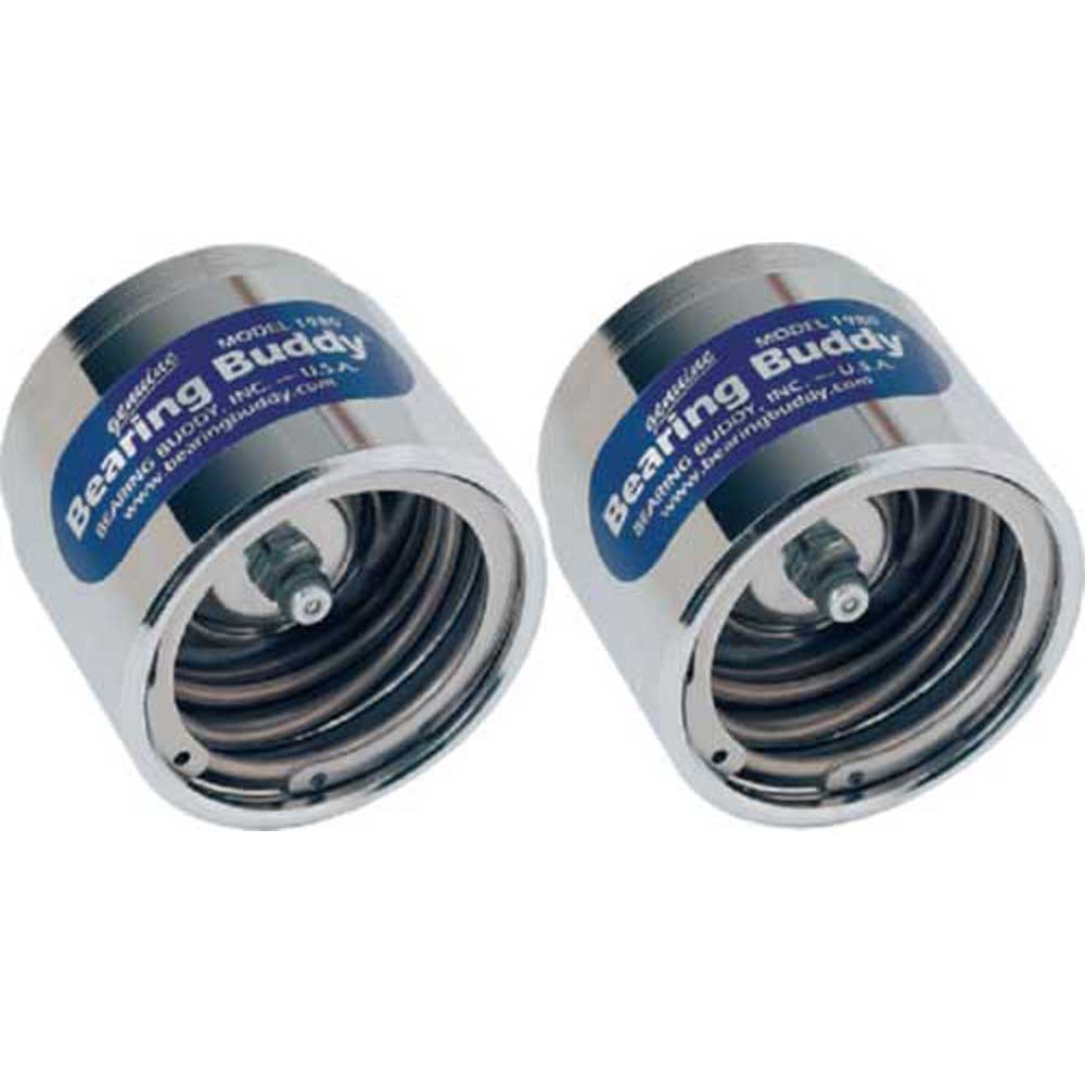 Bearing Buddy Chrome Trailer Wheel Bearing Protectors 2 Pack Model 1980A