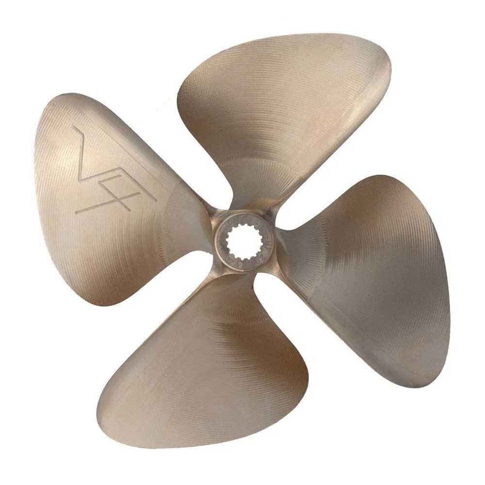 # 1821 OJ WAKEPRO-V4 - 4 Blade Propeller Splined Left Hand 15.00 X 13.50